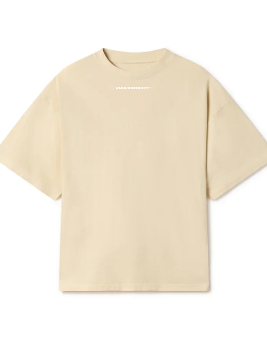 T-Shirt beige "JUST GO ALL IN"